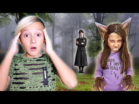 Видео: Уэнсдей Аддамс знает, что Маша - ОБОРОТЕНЬ ? ЧТО делать Тиме ?