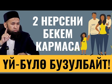 Видео: 2 НЕРСЕНИ БЕКЕМ КАРМАСА, ҮЙ-БҮЛӨ БУЗУЛБАЙТ!