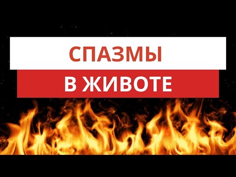Видео: Спазмы в животе. Причины и средства