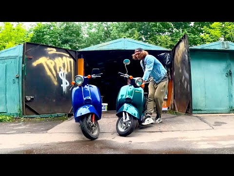 Видео: Гаражные движки / Ремонт мопеда Honda Giorno AF24E / ТО скутера