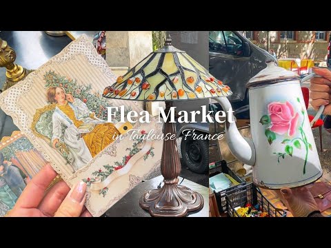 Видео: Французский блошиный рынок | Покупки | Я купила прекрасную брошь ♡ Красивая антикварная посуда