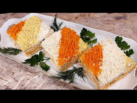 Видео: Закусочный торт из лаваша со вкусной начинкой