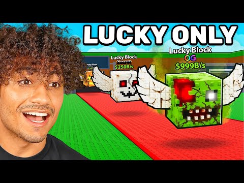 Видео: От 0 до 1 ТРИЛЛИОНА ДОЛЛАРОВ ТОЛЬКО С БЛОКАМИ УДАЧИ в игре Steal A Brainrot..