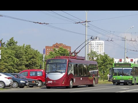 Видео: Информатор троллейбусного маршрута №19 г.Минска