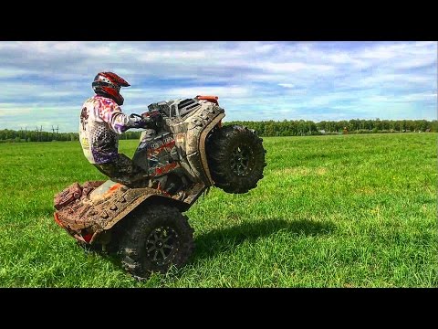 Видео: КВАДРОЦИКЛЫ STELS LEOPARD,POLARIS SPORTSMAN,BRP XMR