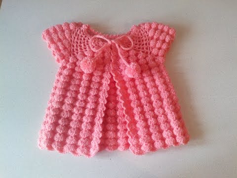 Видео: Кардиган -  жилетка крючком "МАЛИНКА" для девочки часть2