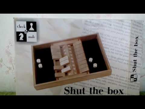 Видео: Играем в настольную игру "Shut the box".
