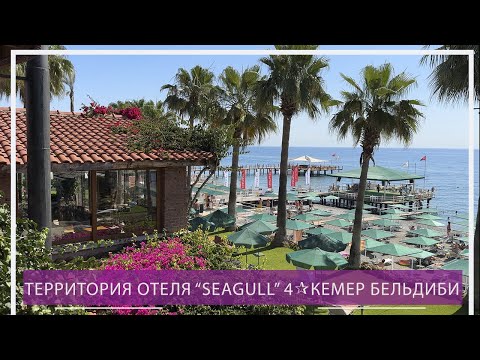 Видео: Территория отеля ”Seagull 4*”в Бельдиби, Кемер