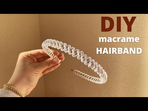 Видео: DIY Макраме ободок