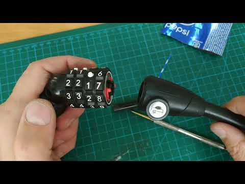 Видео: КАК ОТКРЫТЬ ВЕЛОСИПЕДНЫЙ ЗАМОК ABUS/#Инженер +380683803449