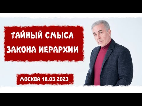 Видео: Тайный смысл Закона Иерархии, 18.03.23, Москва, Михаил Митюшин