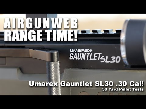 Видео: Umarex Gauntlet SL30 .30 Cal Hunting PCP — тесты на точность стрельбы пулями на 50 ярдов