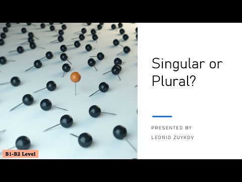 Видео: Singular or plural? Хитрые существительные или "не все так однозначно"