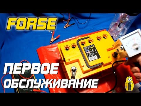 Видео: FORSE - ПЕРВОЕ ОБСЛУЖИВАНИЕ АККУМУЛЯТОРА!