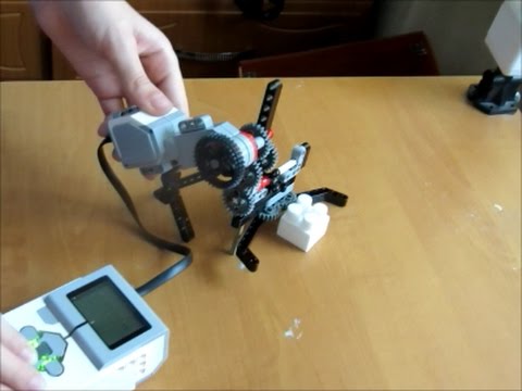 Видео: Подъемный механизм 2. Lego Mindstorms Ev3