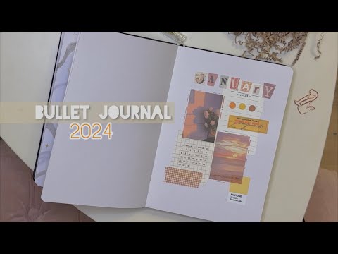 Видео: Bullet journal | оформление ежедневника | ЯНВАРЬ 2024