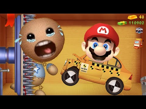 Видео: Buddy против Super Mario против Funny Crash Test | Kick The Buddy