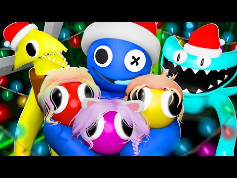Видео: СТАЛИ НАСТОЯЩИМИ ЛУКИСАМИ НА НОВЫЙ ГОД! Roblox Rainbow Friends