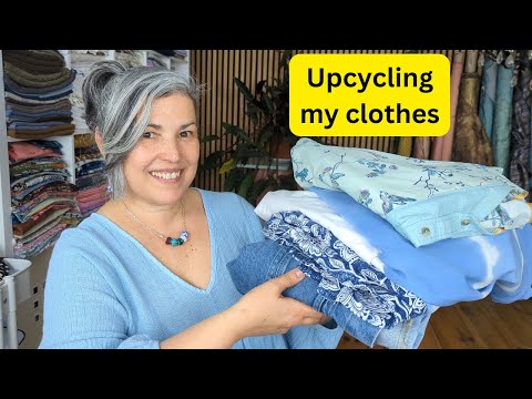 Видео: 3 новых варианта апсайклинга, переделка моей одежды (весенний выпуск)