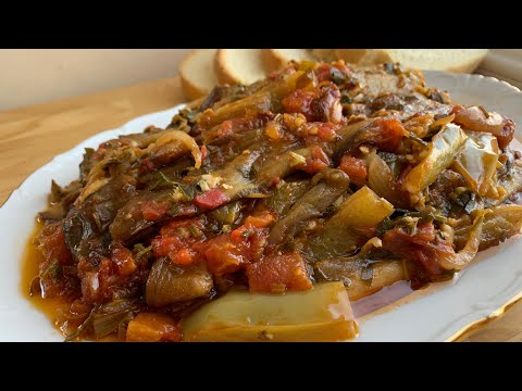 Видео: Бесподобно вкусное блюдо из баклажан! Каждый должен попробовать! Имам Баялды!