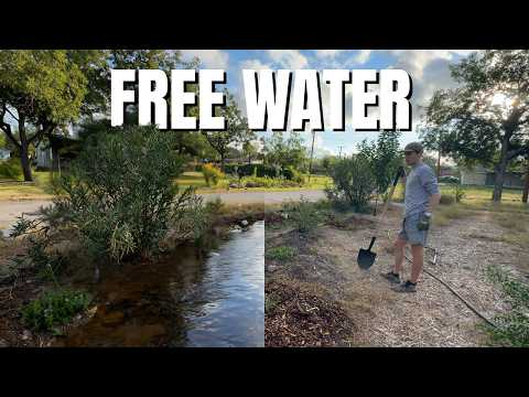 Видео: Как этот сухой ручей собирает тысячи галлонов воды во время каждого техасского шторма