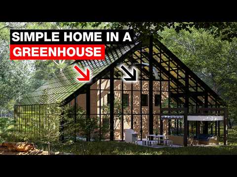 Видео: Что произойдёт, если поместить дом в теплицу? (Экскурсия по дому)