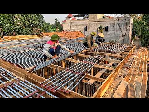 Видео: Мы строим бетонные плоские крыши для состоятельных домовладельцев (Часть 3)