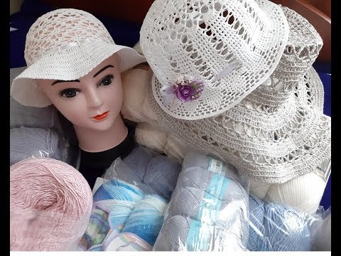 Видео: Моя пряжа и новая шляпка