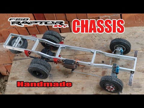 Видео: Как сделать шасси радиоуправляемой машины F-150 Raptor из алюминия.