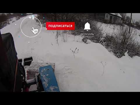 Видео: Запуск МТЗ 80, Уаз 469, чистка снега.