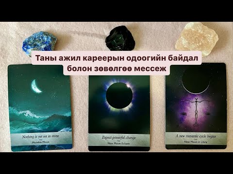 Видео: Таны ажил кареерын одоогийн байдал болон зөвөлгөө мессеж ⌚️⏰⏳ | Timeless tarot reading 🔮