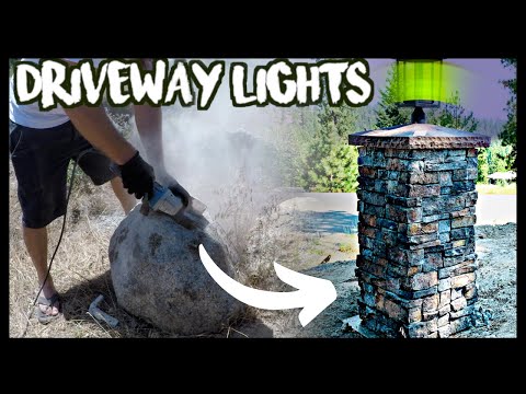 Видео: КАК ПОСТРОИТЬ КАМЕННЫЕ КОЛОННЫ ДЛЯ ОСВЕЩЕНИЯ ДОРОЖКИ |ОТ НАЧАЛА ДО КОНЦА|
