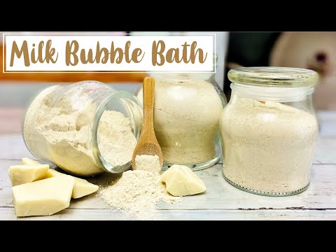 Видео: Молочная пена для ванны, отлично подходит для кожи !!!