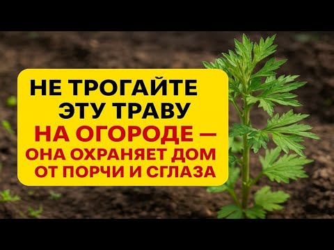 Видео: Не трогайте эту траву на огороде она защищает дом от порчи, сглаза, зла и денежной бедности. Приметы