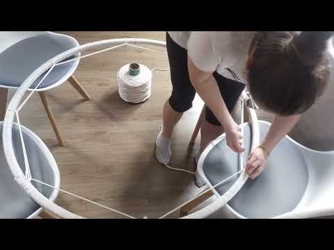 Видео: Макраме качели ЧАСТЬ 1 / Макраме подвесные качели учебник DIY гамак RIM гамак #макрама #качели