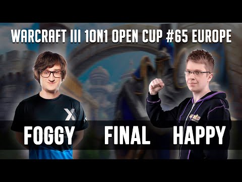 Видео: Happy (UD) vs Foggy (NE) Final Warcraft III 1on1 Open Cup #65 Europe с Майкером