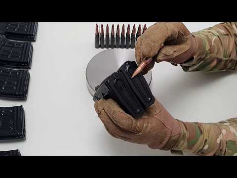 Видео: Особенности магазинов для Тигра и СВД с металлическим и пластиковым падавателем.