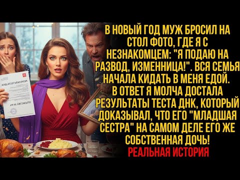 Видео: Муж обвинил меня перед всей семьёй. Я молча показала ДНК: его «младшая сестра» — его же дочь!