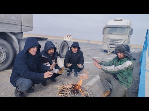 Видео: 7-qism 🥶🥶#дальнобой #fura#дальнобойщик #фура #trucker #мусофирлар #actros #scania #перегон