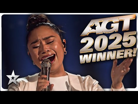 Видео: ПОБЕДИТЕЛЬНИЦА America's Got Talent 2025 Джессика Санчес — все выступления!