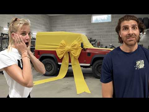 Видео: Она НЕ МОГЛА ПОВЕРИТЬ, что я сделал для ее Land Rover Defender!