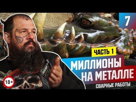Видео: Скульптуры из металла, ручная работа