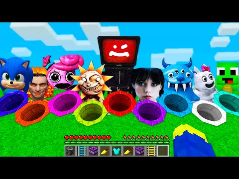 Видео: ЗОМБАК НАШЁЛ КРУГЛЫЕ ЯМЫ В МАЙНКРАФТ