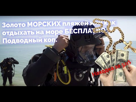 Видео: Золото МОРСКИХ пляжей как отдыхать на море БЕСПЛАТНО! Поиск с Excalibur, Equinox. #thetimetravelers