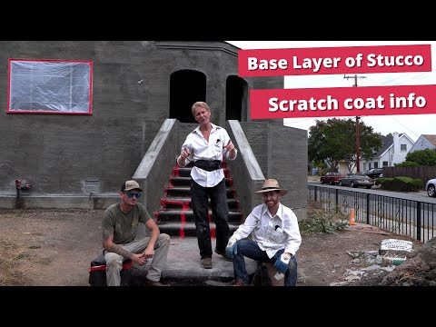Видео: Научитесь наносить или распределять первый или первый слой штукатурки или цементной штукатурки.