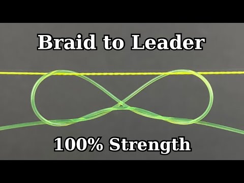 Видео: Удивительный узел, которым можно связать две лески вместе! | Оплетка к моно- или флюоро-лидеру