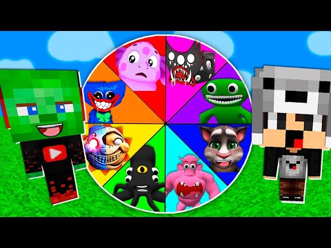 Видео: ЗОМБАК НАШЕЛ КОЛЕСО ФОРТУНЫ В МАЙНКРАФТ