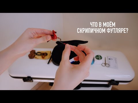 Видео: Что в моём футляре? | Аксессуары для чистки скрипки и смычка