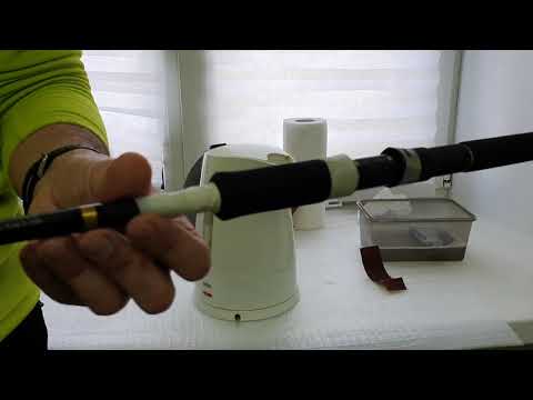 Видео: Обслуживание рукояти спиннинга из EVA в домашник условиях. Сможет каждый.