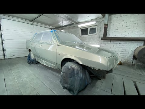 Видео: Из Утиля в Идеал за 6 дней. Часть 2. Гаражная покраска ВАЗ 21099. Перекуп авто.
